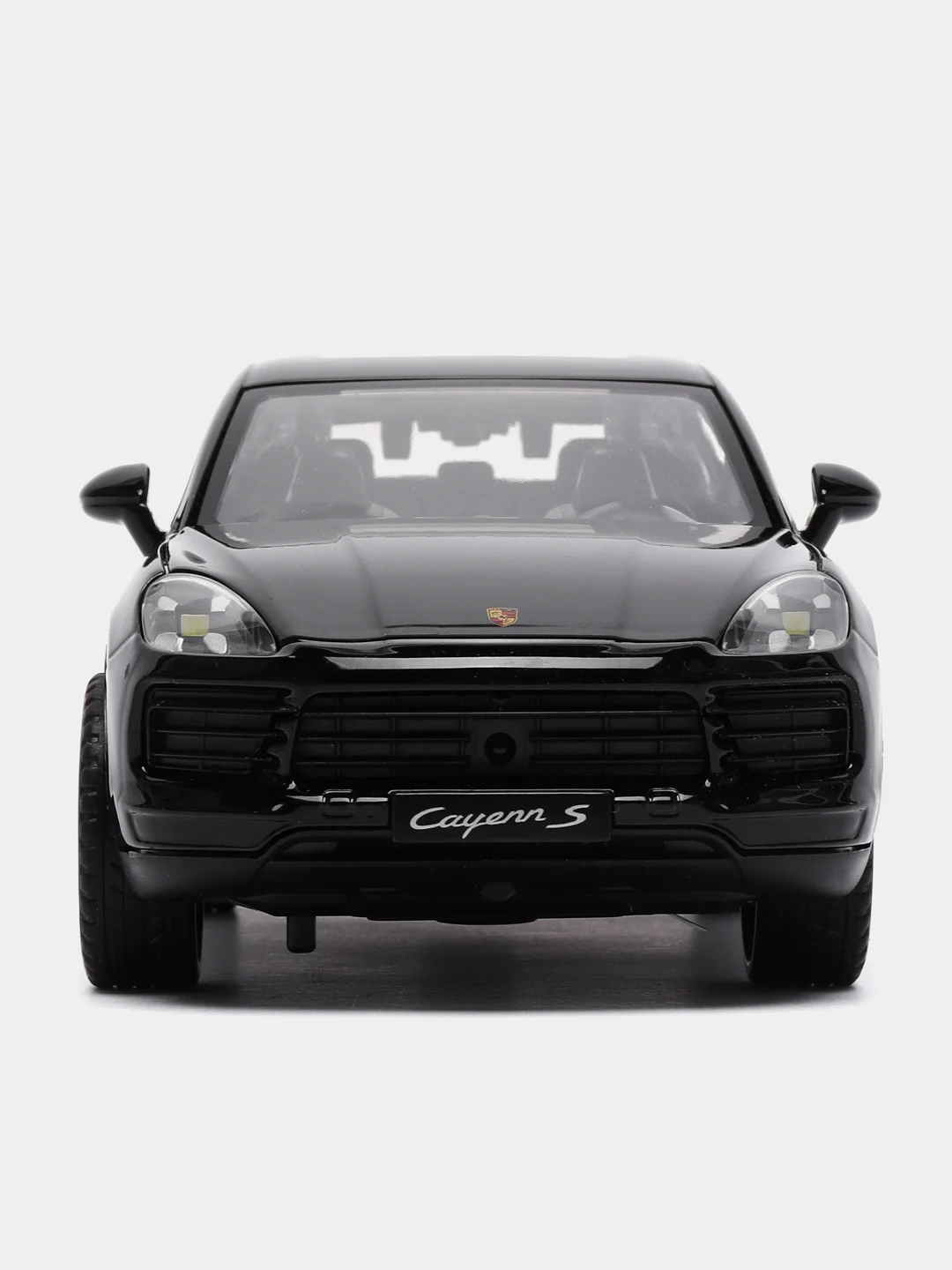 Черный металлическая машинка XHD 1:24 Porsche Cayenne Turbo S 2402 инерционная, свет, звук