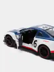 Белый металлическая машинка 1:24 NISSAN SKYLINE GT-R R35 A3348