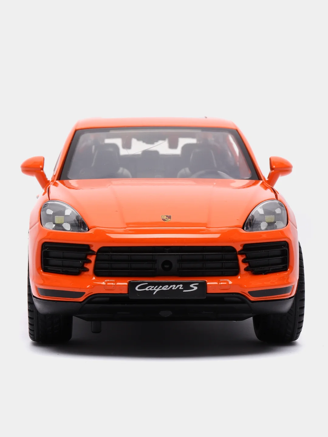Оранжевый металлическая машинка XHD 1:24 Porsche Cayenne Turbo S 2402 инерционная, свет, звук