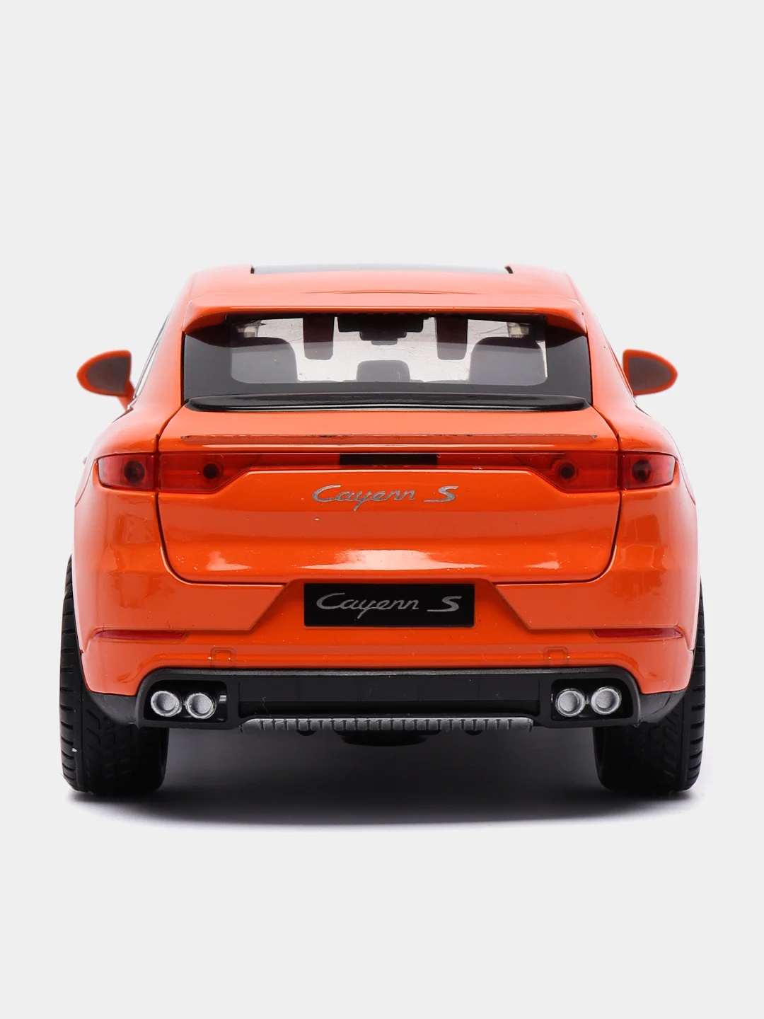 Оранжевый металлическая машинка XHD 1:24 Porsche Cayenne Turbo S 2402 инерционная, свет, звук