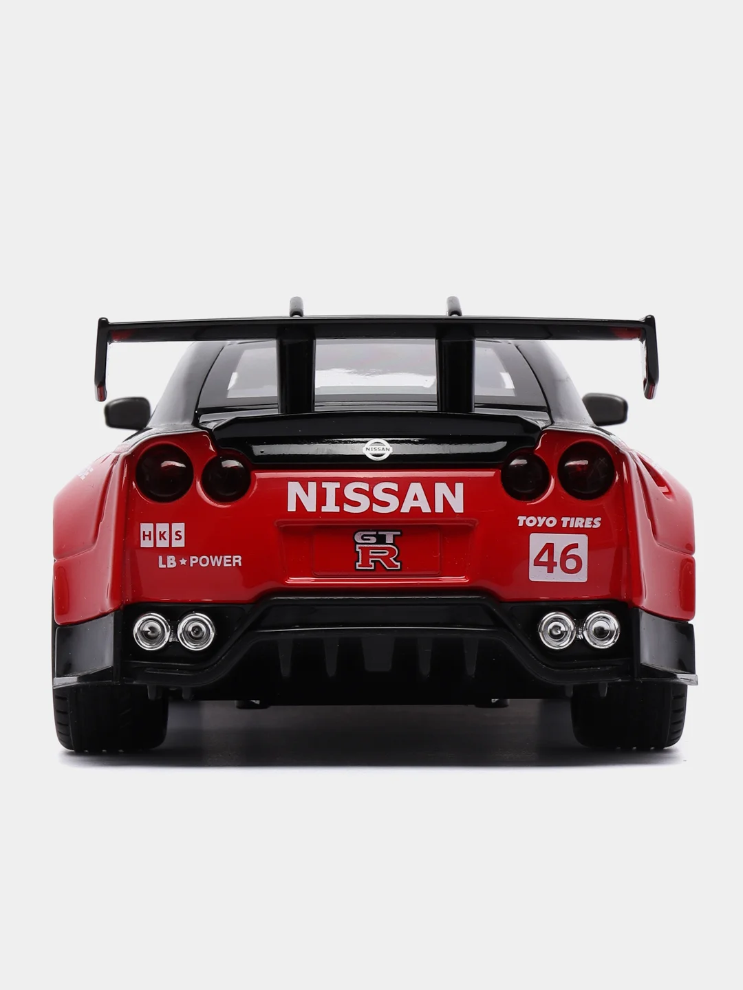 Красный металлическая машинка 1:24 NISSAN SKYLINE GT-R R35 A3348