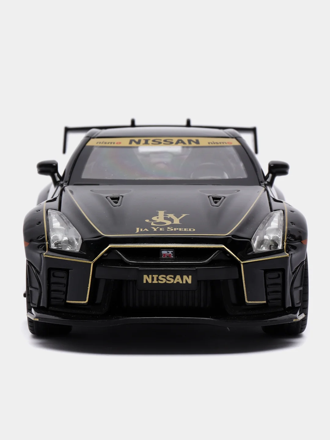 Черный металлическая машинка 1:24 NISSAN SKYLINE GT-R R35 A3348
