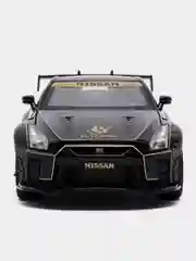 Черный металлическая машинка 1:24 NISSAN SKYLINE GT-R R35 A3348