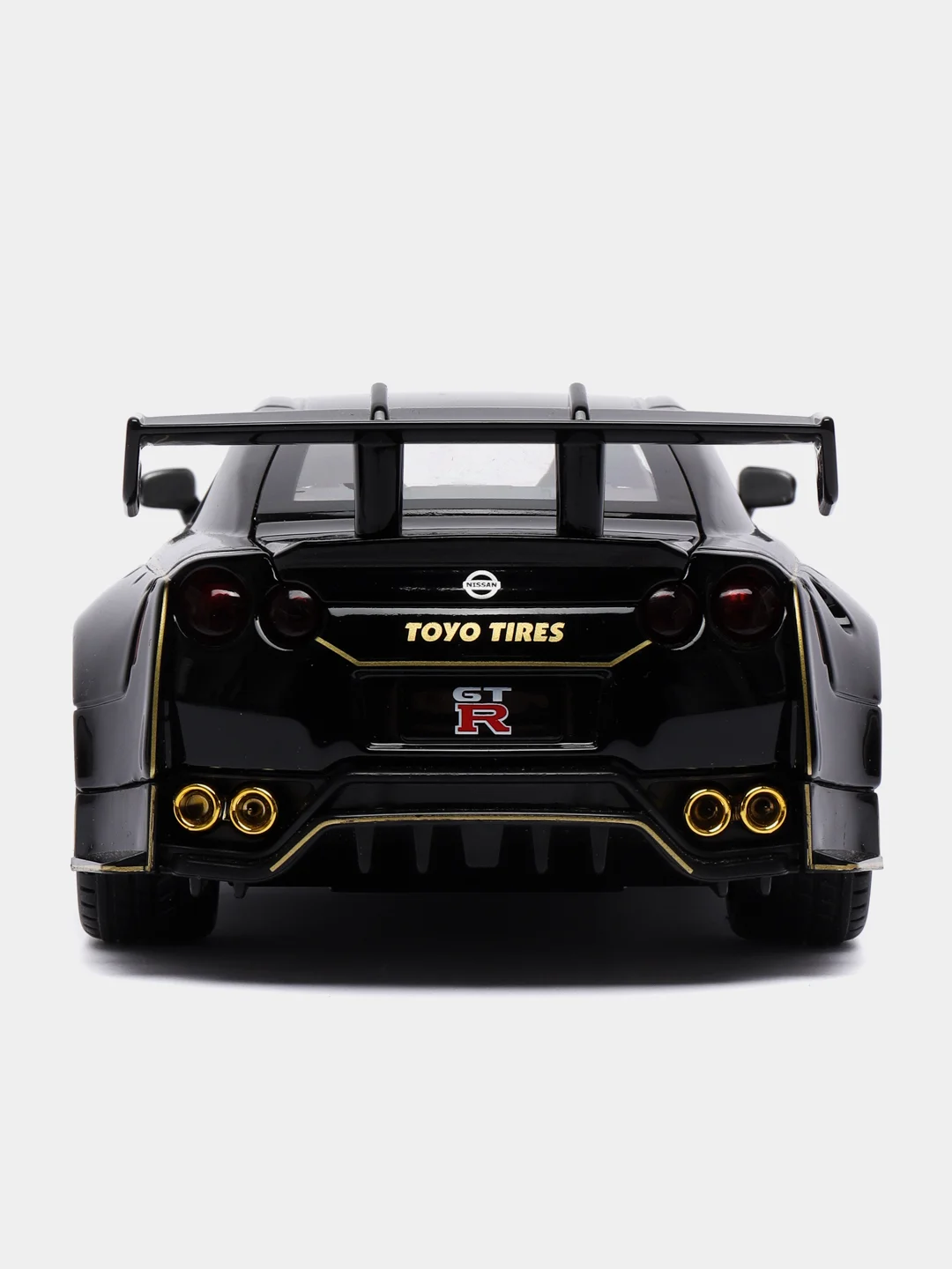 Черный металлическая машинка 1:24 NISSAN SKYLINE GT-R R35 A3348