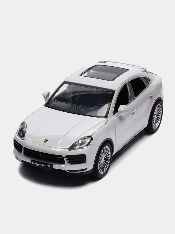 Металлическая машинка XHD 1:24 Porsche Cayenne Turbo S 2402 инерционная, свет, звук