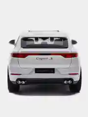 Белый металлическая машинка XHD 1:24 Porsche Cayenne Turbo S 2402 инерционная, свет, звук