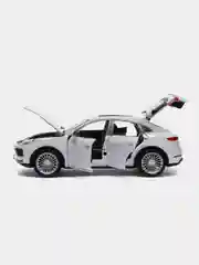 Белый металлическая машинка XHD 1:24 Porsche Cayenne Turbo S 2402 инерционная, свет, звук