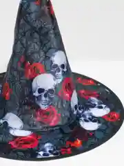 Медный шляпа ведьмы, карнавальная, колпак для вечеринки, Хэллоуина