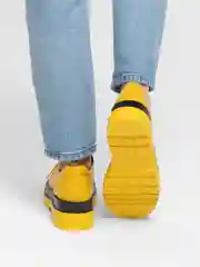 Желтый женские лоферы