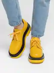 Желтый женские лоферы