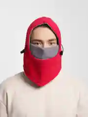 Алый балаклава флисовая, унисекс