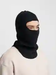 Черный балаклава флисовая