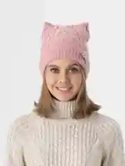 Коралловый меланж шапка женская,пять цветов Осень -весна