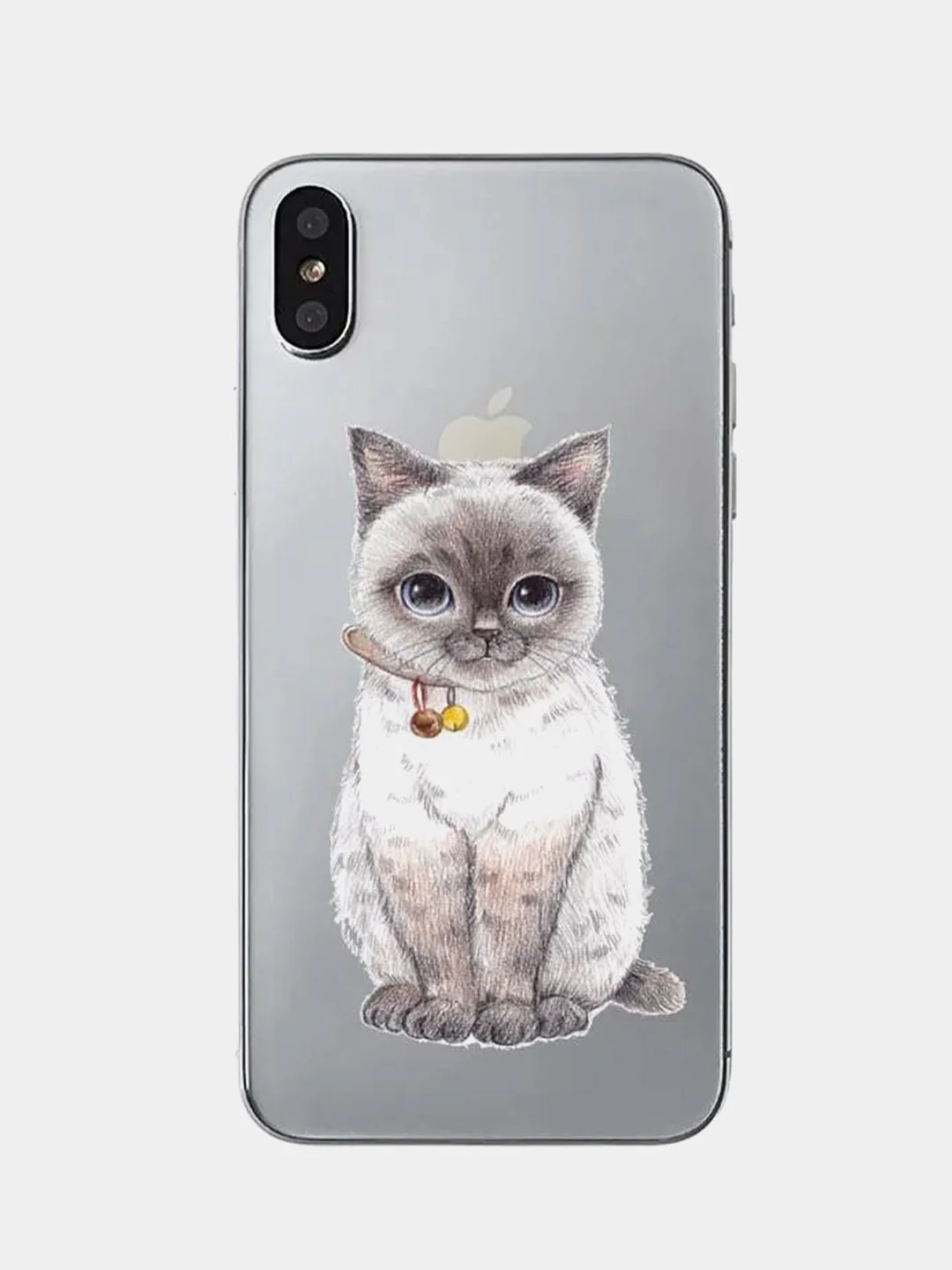 Серый меланж чехол силиконовый для iPhone 6/6S/6plus/6Splus/7/8/SE20/7plus/8plus/X/XS/XR/11/11Pro/Max12
