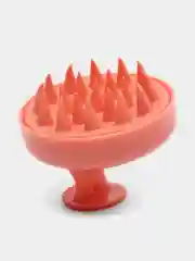 Розовый массажная щётка для мытья головы и волос