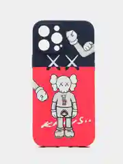 Фуксия чехол Kaws для iPhone 13 Pro Max
