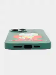 Зеленый чехол Kaws для iPhone 13 Pro Max