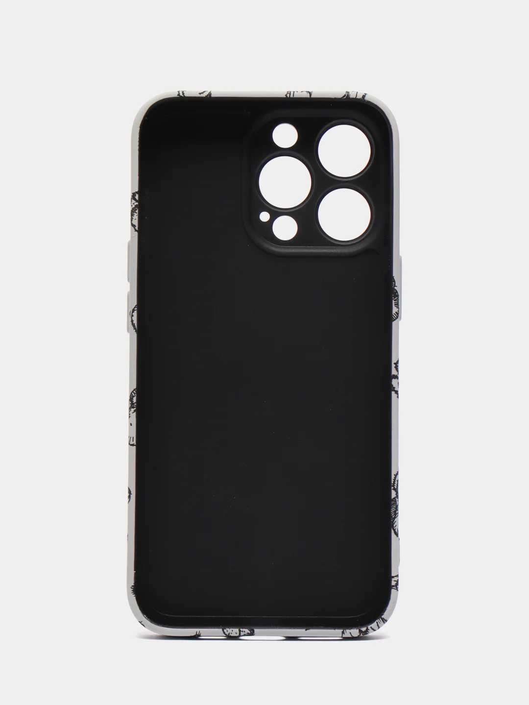 Серый чехол Kaws для iPhone 13 Pro