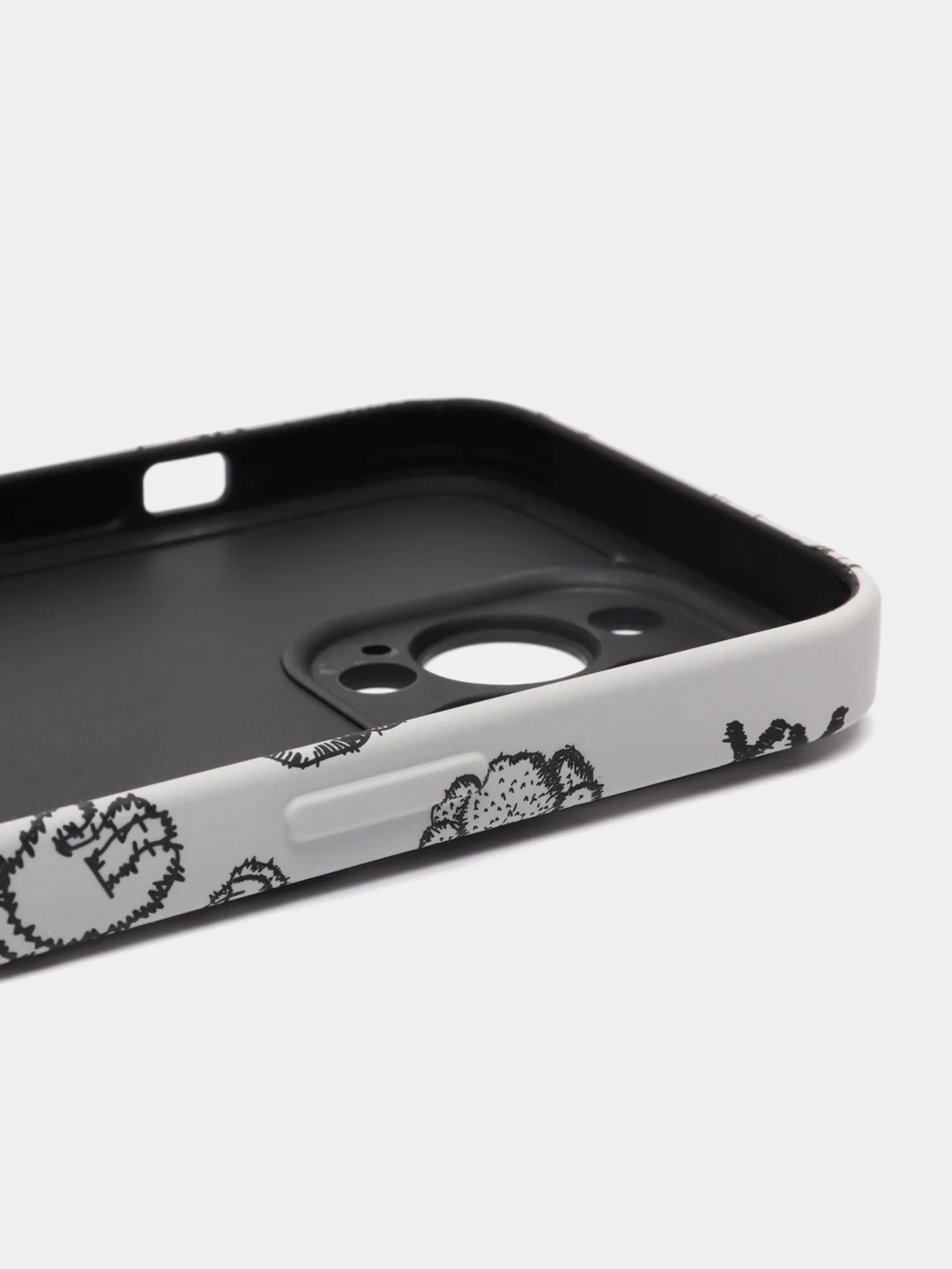 Серый чехол Kaws для iPhone 13 Pro
