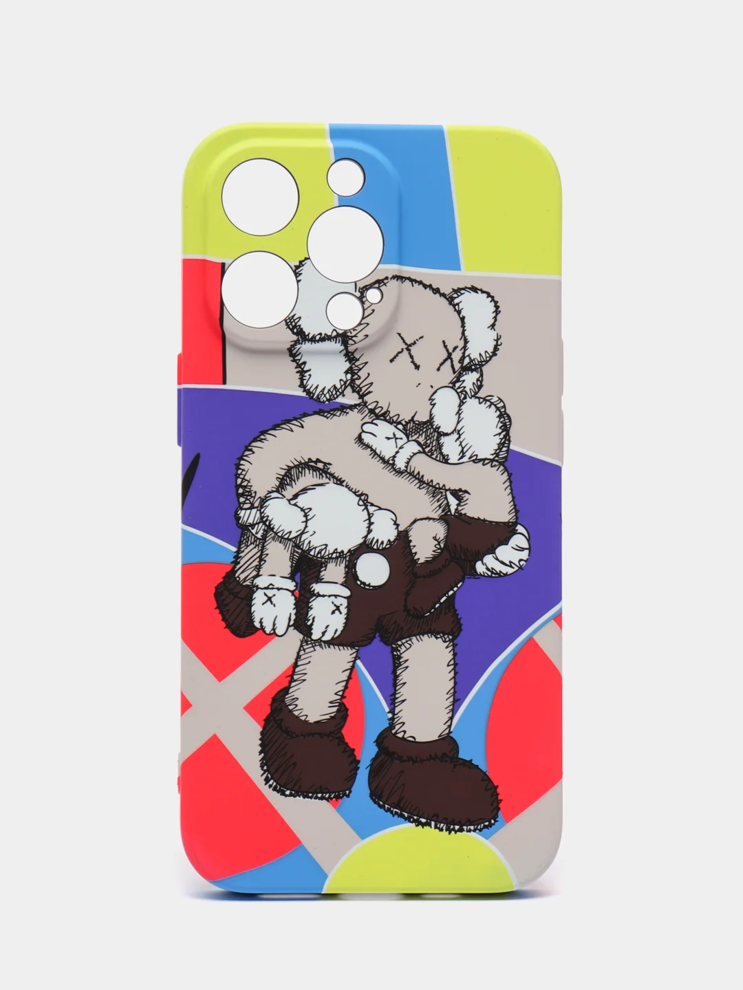 Фиолетовый чехол Kaws для iPhone 13 Pro
