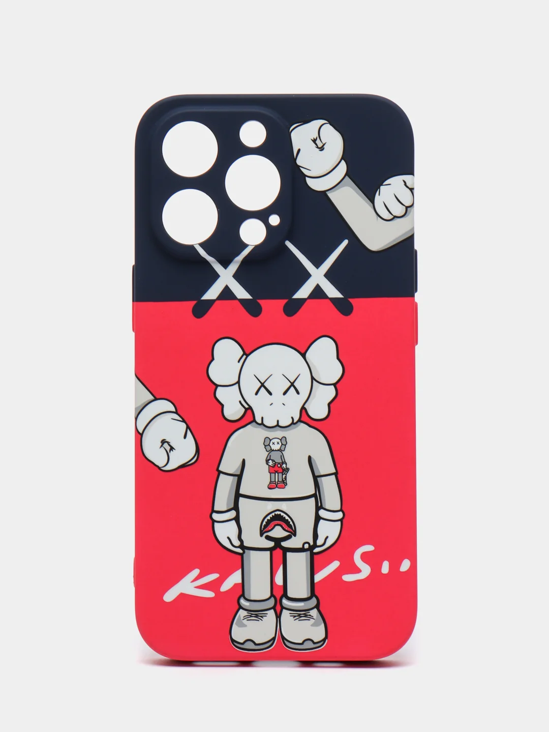 Фуксия чехол Kaws для iPhone 13 Pro