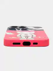 Фуксия чехол Kaws для iPhone 13 Pro
