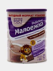 Смесь детская PediaSure "Малоежка", шоколад, сбалансированное питание, с 12 месяцев, 850 г