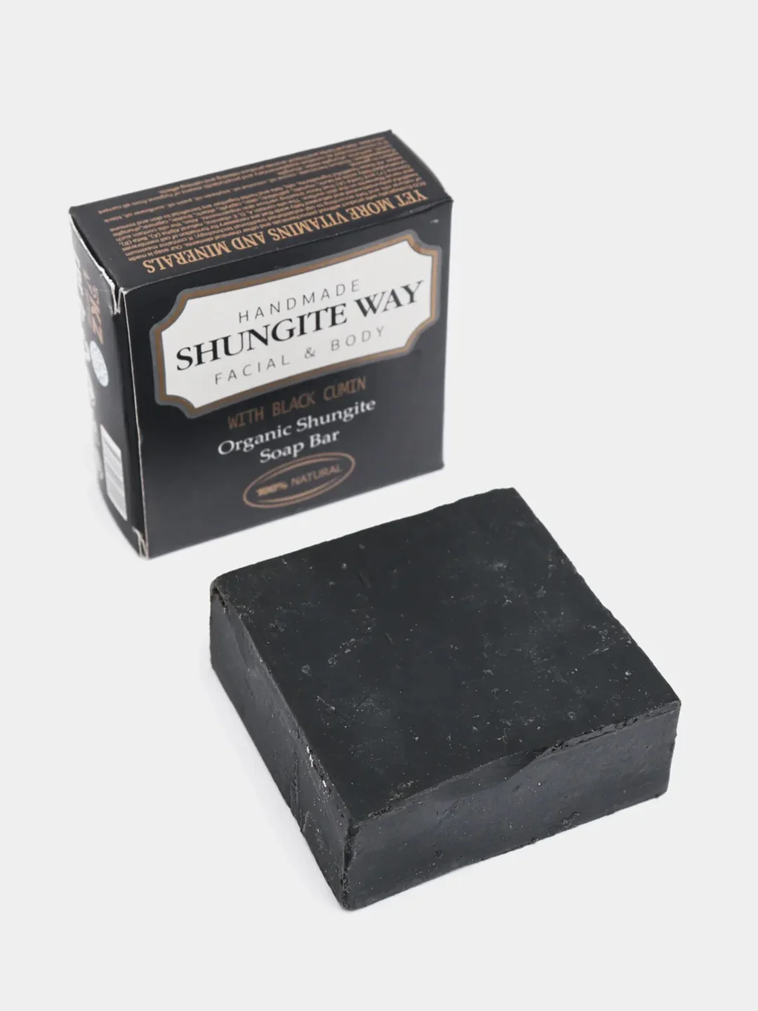Черный мыло шунгитовое "Shungite Way"
