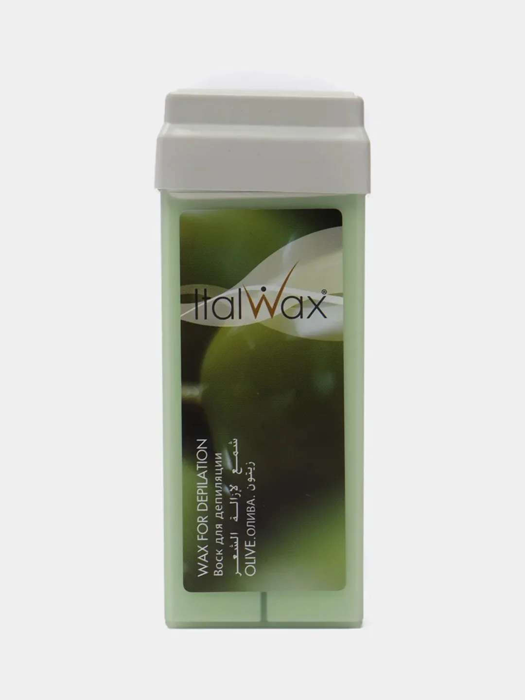 Оливковый воск в картридже теплый ItalWax, натуральный, белый шоколад, азулен, алое, клубника