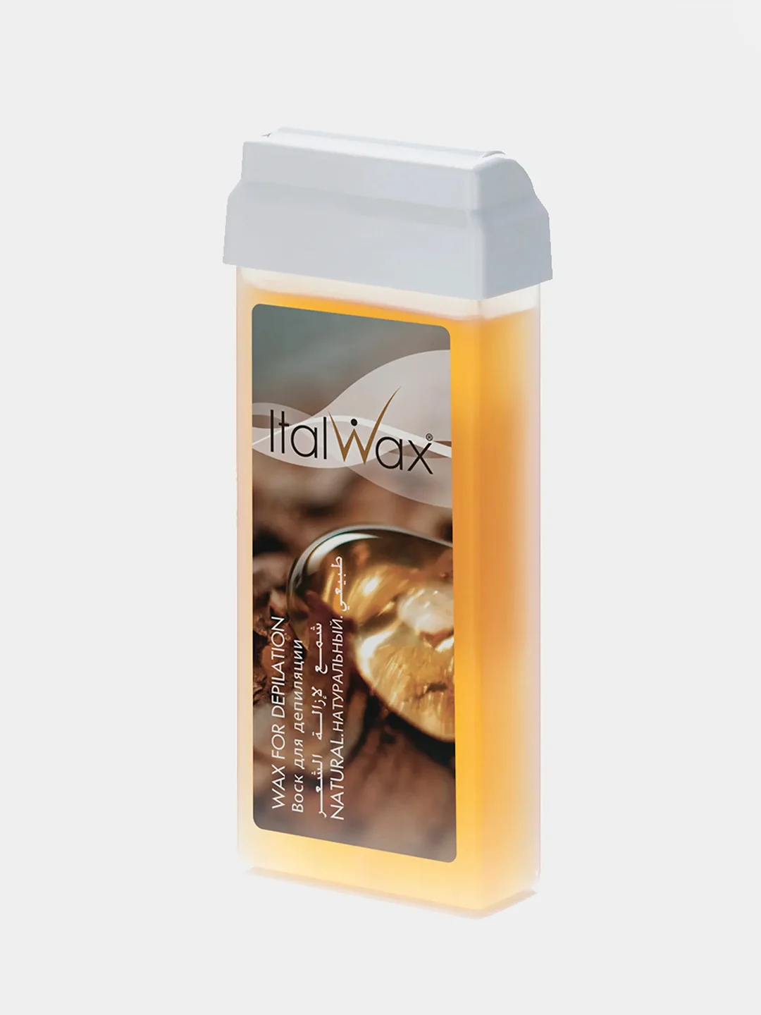 Карамельный воск в картридже теплый ItalWax, натуральный, белый шоколад, азулен, алое, клубника