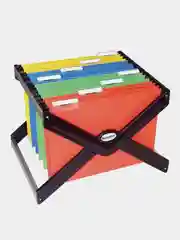 Подставка для подвесных папок BRAUBERG (Италия), до 40 папок А4/Foolscap, 410х275х320 мм, черная, 235344