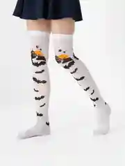 Бежевый меланж чулки женские разных видов