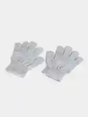 Серый перчатки вязаные, детские