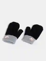 Черный варежки детские для девочки