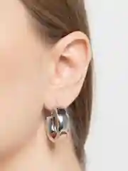 Серебряный серьги-кольца в винтажном стиле, сережки женские, гвоздики