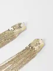 Серьги со стразами