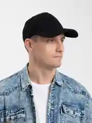 Черный бейсболка кепка унисекс черная