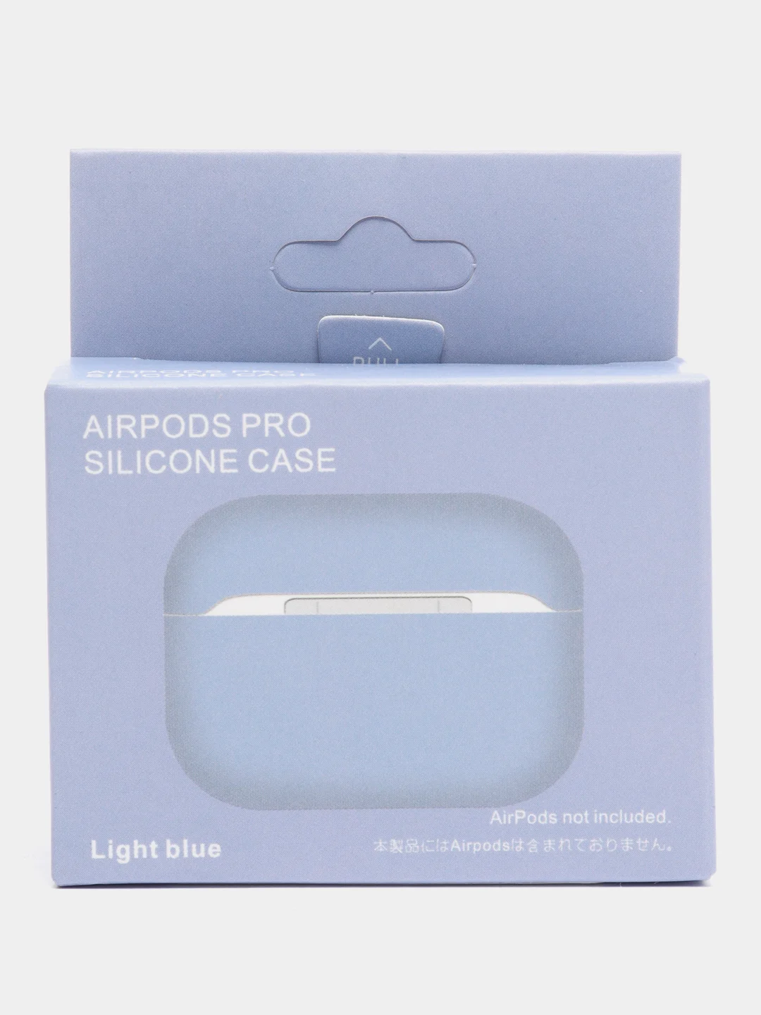 Небесно-голубой силиконовый чехол для наушников AirPods Pro