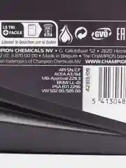Автомобильное синтетическое моторное масло Champion New Energy, 5W40, 1 л