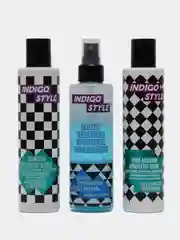 Шампунь без сульфатов Архитектор+ бальзам+ двухфазный спрей INDIGO STYLE (набор по 200 мл)