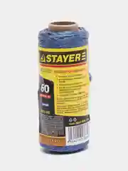 Синий шпагат многоцелевой полипропиленовый Stayer, 60 м