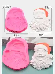 Молд "Дед Мороз", 3D форма