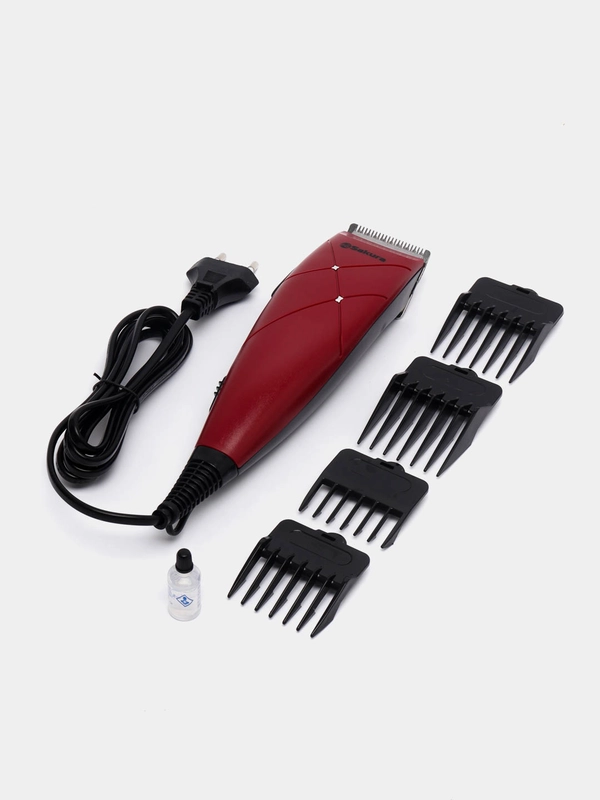 Машинка для стрижки волос Sakura SA-5111R, 4 насадки