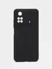 Черный чехол Xiaomi Poco M4 Pro 4G (Сяоми Поко М4 Про 4Г), прозрачный