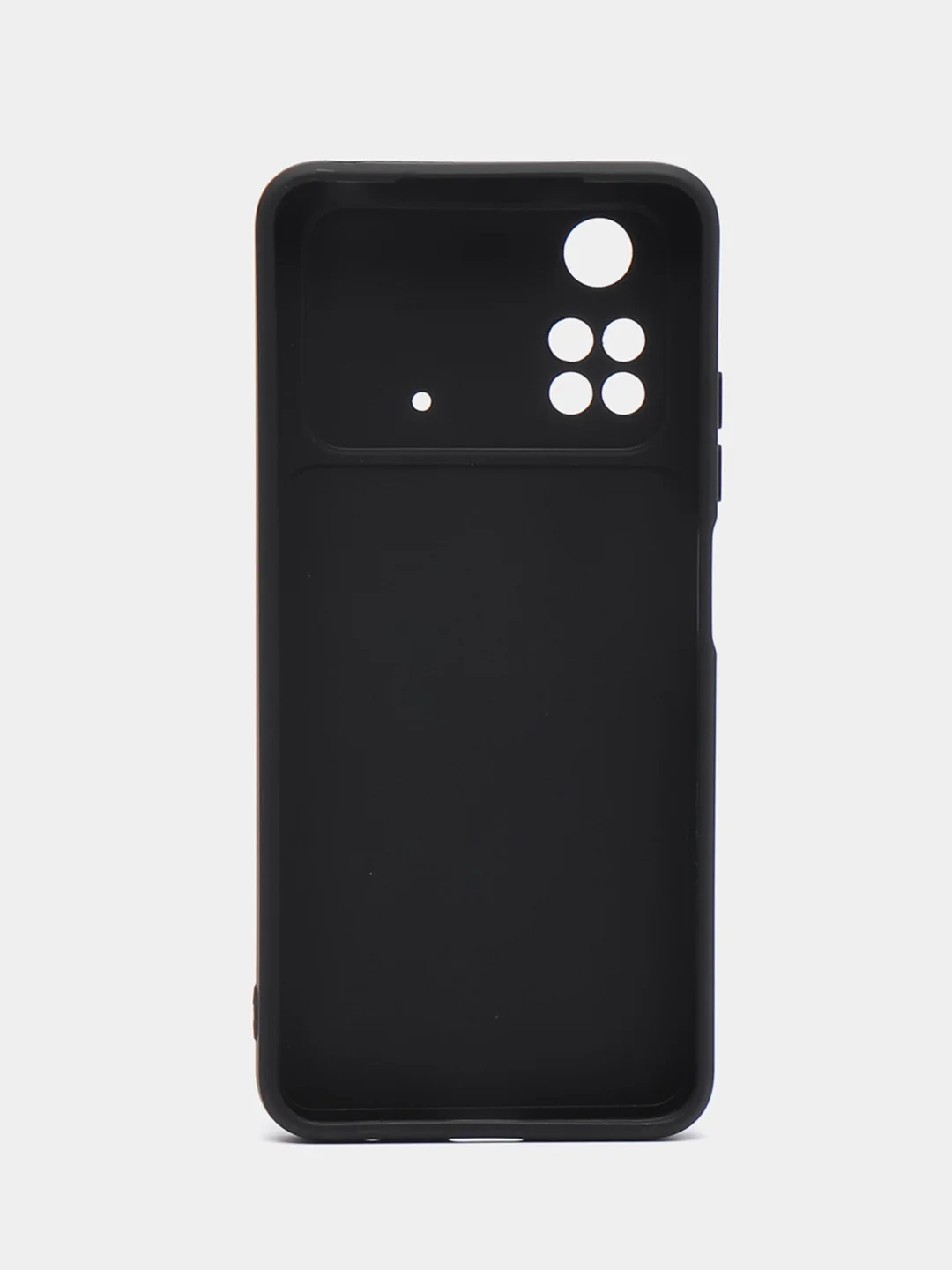 Черный чехол Xiaomi Poco M4 Pro 4G (Сяоми Поко М4 Про 4Г), прозрачный