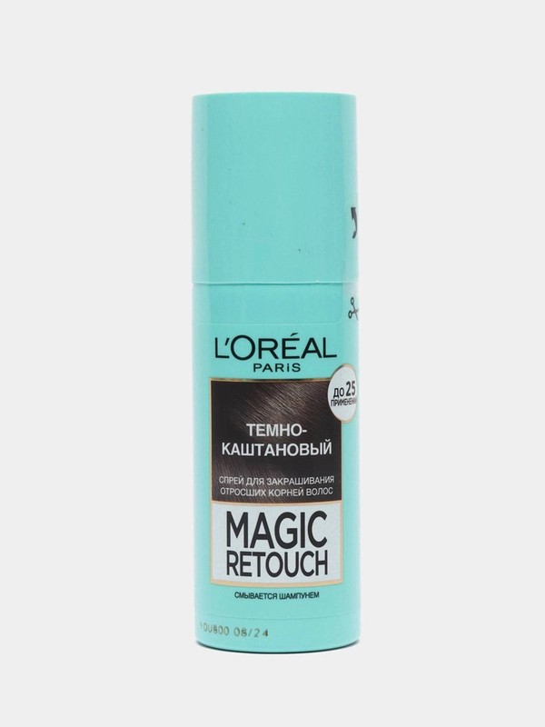 LOreal Paris Тонирующий спрей для закрашивания отросших корней,  Темно-каштановый, 75 мл