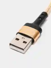 Золотой usb кабель LIGHTNING, 100 см для зарядки и передачи данных