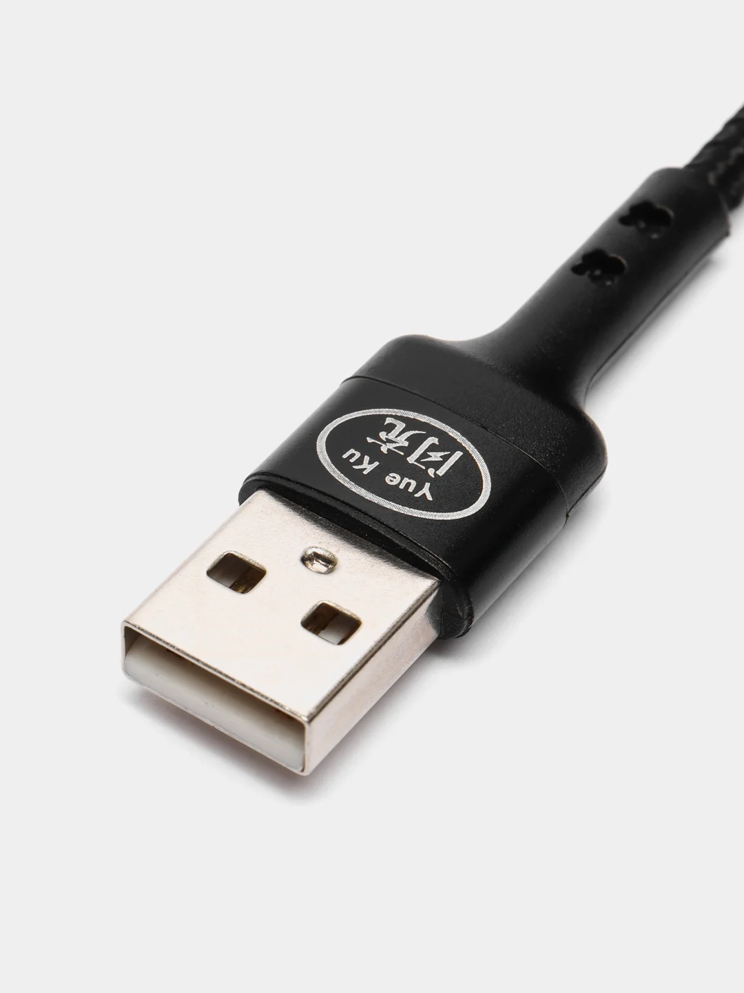 Черный usb кабель LIGHTNING, 100 см для зарядки и передачи данных