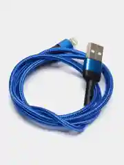Синий usb кабель LIGHTNING, 100 см для зарядки и передачи данных