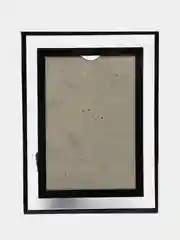 Черный фоторамка стеклянная, 10 х 15
